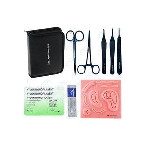 ชุดพร้อมแผ่นทำฟันขนาดใหญ่ชุดฝึกเย็บแผลสำหรับนักเรียนทันตกรรมชุดฝึกเย็บแผลเครื่องมือผ่าตัด - Product Image 1