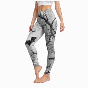 Leggings Bohemios de Cintura Alta con Estampado Paisley, Control de Abdomen, Tejido Elástico de Spandex, Pantalones de Yoga para Mujer - Product Image 4