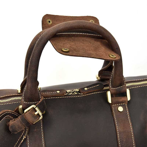 Producto de Calidad Hecho en Pakistán, Bolsa de Viaje de Cuero Hecha a Mano con Servicio OEM, Elegante - Product Image 2