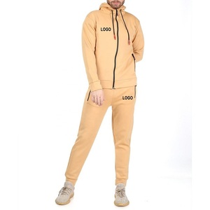 Ensemble de survêtements personnalisables pour homme et femme : sweat à capuche et pantalon de jogging en coton léger 350 GSM, 16 couleurs disponibles - Product Image 1