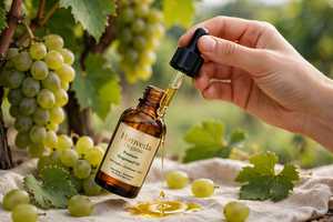 Aceite de Semillas de Uva Orgánico Himveda 30ml 100% Puro Prensado en Frío Natural Vegano Sin OMG Aceite Portador para Cuidado de la Piel y SPA - Product Image 5