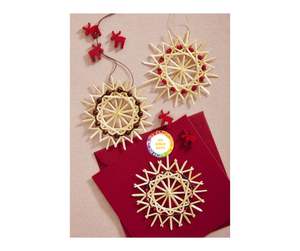 2025 Design Prix compétitif Flocon de neige en bambou fabriqué à la main Flocon de neige en bambou fabriqué à la main du Vietnam, beau décor de Noël - Product Image 6