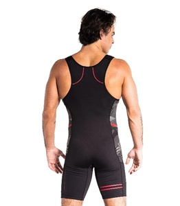 Vêtements de compétition et d'entraînement sportif pour hommes, combinaisons de lutte personnalisées en gros - Product Image 4