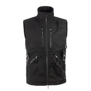 Gilet de sécurité unisexe en polyester antibactérien haute visibilité, prix usine, multi-poches, réfléchissant pour le travail routier, personnalisable - Product Image 1