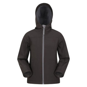 Men's <b>Hooded</b> <b>Fleece</b> <b>Jacket</b> Full Zip Windproof Solid Color Casual Winter Outerwear with Pockets and Stand Collar - Product Image 1