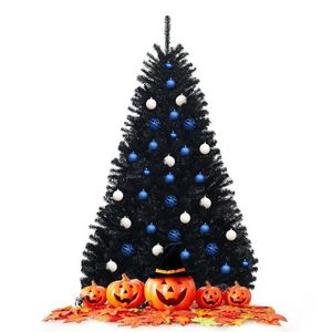 Albero di Natale Artificiale Pieghevole di 1,8 Metri per Halloween, Elemento Decorativo di Alta Qualità - Product Image 1