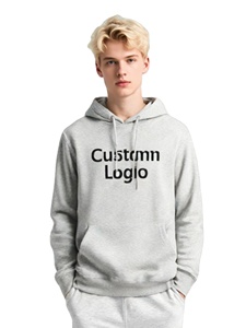 Custom Oversized Heavyweight Men <b>String</b> <b>Hoodies</b> Manufacturer Custom Logo 100% Cotton Blank French Terry Fabric Boxy Fit Hoodie - Product Image 3