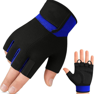 Guantes de CrossFit de Alta Tracción para Escalada en Cuerda y Ejercicios de Wall Ball, Tejido Exterior Resistente para Entrenamiento Abrasivo, Guantes de Gimnasio - Product Image 1