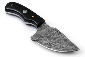 Sizzco มีดเดินป่าทำจากโลหะดามัสกัส,มีดล่าสัตว์ตั้งแคมป์ของขวัญมีที่จับสำหรับเขา Micarta - Product Image 2