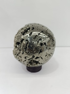 Esfera de Cristal de Pirita Pulida, Mineral Natural, Artículo de Colección, Globo Decorativo, Feng Shui, Sanación, Atracción de Dinero - Product Image 1