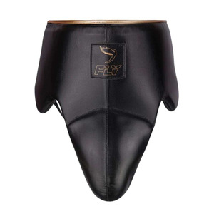 Leather Boxing <b>Groin</b> Guard Protective Training Equipment for MMA Kickboxing Muay Thai Sparring and Fitness Workouts - Product Image 3