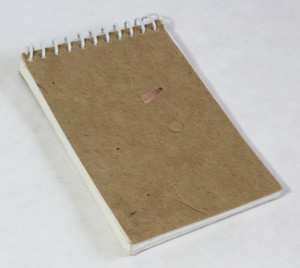 Carnet de planification mensuel et trimestriel personnalisé pour l'école, couverture souple en papier couleur naturelle 100% fibre Lokta, spirale, vente en gros - Product Image 1