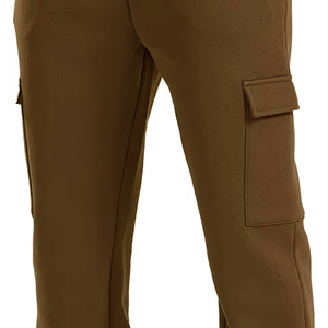 Pantalones Deportivos Casuales de Diseño Personalizado, Elegantes y de Calidad Premium para Uso Diario, con Bolsillos, en Tela de Felpa para Mujer - Product Image 2