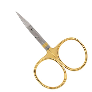 Ciseaux professionnels pour la pêche à la mouche, 3,5 pouces, demi-or, en acier inoxydable, lame tranchante, ciseaux à poisson - Product Image 4