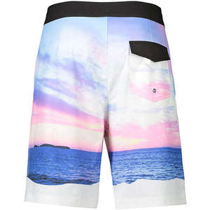 Shorts de bain pour hommes de haute qualité, avec logo frontal, anti-UV, extensibles dans 4 directions, pour la plage, le golf et le skateboard - Product Image 2