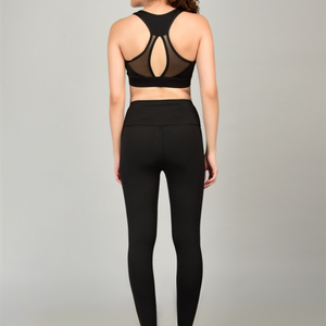 Conjunto Deportivo de Alta Calidad para Entrenamiento, Leggings de Cintura Alta, Camiseta de Manga Larga, Ropa Deportiva para Gimnasio, Ropa Deportiva para Mujer, Conjunto de Yoga - Product Image 2