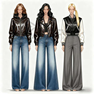 Chaqueta de Cuero Ajustada para Hombre, Estilo Motero, Cuello Alto, Logotipo Frontal, Resistente al Viento y Transpirable, para Invierno - Product Image 4