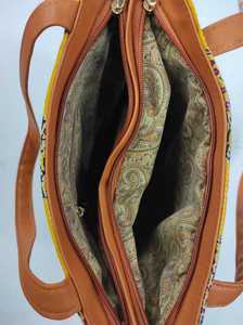 Sac fourre-tout pour femme en tissu de coton de qualité supérieure, grande capacité, durable, réutilisable, pour les courses, les cadeaux, impression personnalisée, OEM, vente en gros - Product Image 3