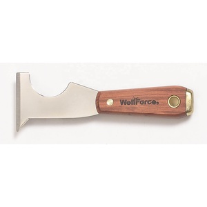 Couteau à mastic à rayures en chêne massif, avec manche en bois - Product Image 5