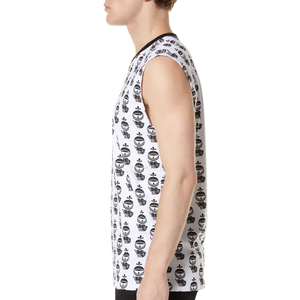 เสื้อกล้ามถักแขนกุดระบายอากาศลำลองสำหรับผู้ชายเสื้อกล้ามออกกำลังกายยิมออกกำลังกาย - Product Image 4