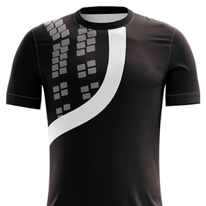 Professional Men's Soccer Training Jersey 100% Polyester Digital Print Quick Dry Breathable <b>Adjustable</b> <b>Strap</b> Short Sleeve Custom - Product Image 4