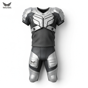 Manufacturers Custom American Football Uniform Set Sublimated Teamwear Breathable <b>Padded</b> Football Jersey Pants For Men - Product Image 1