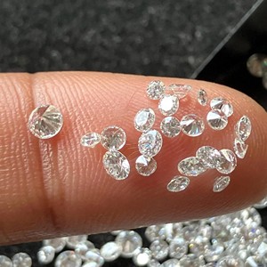 Diamants naturels en vrac, pureté VS, taille excellente, couleur D E F, 2MM 2.50MM 3MM 3.50MM, pour la fabrication de bijoux en gros - Product Image 1