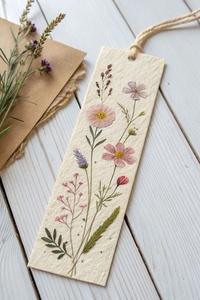 Etiqueta Colgante de Papel Ecológico Reciclado Hecho a Mano para Ropa, Etiquetas de Moda para Fiestas, Impresión Digital Personalizada - Product Image 1