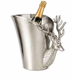 Wholesale Custom Logo Silver Metal Wine Bottle Chiller Champagne <b>Cooler</b> Bucket Wine Bottle Holder <b>Cooler</b> With Sided Handles - Product Image 6