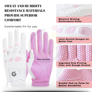 Gants de golf sportifs de haute qualité DISTIL INDUSTRIES, fabriqués sur mesure en cuir Cabretta, respirants, légers, résistants aux intempéries, avec grip imperméable. - Product Image 5