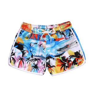 Nouveaux shorts de bain élégants pour hommes, imprimés sur le devant, à motif uni, respirants, écologiques, décontractés, pour la vente en gros - Product Image 3