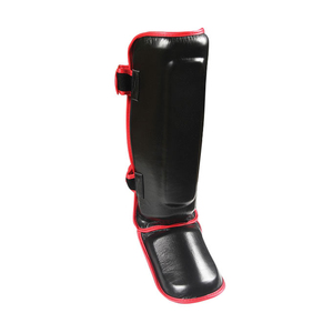 Nouveaux protège-tibias en cuir de vachette de qualité supérieure, résistants, imperméables, respirants, légers, avec logo personnalisé, compression, boxe, MMA, Muay Thai - Product Image 6