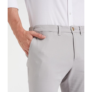 High Quality <b>Lightweight</b> Cotton Spandex Breathable <b>Men's</b> <b>Trousers</b> Custom Logo Design for <b>Summer</b> Winter Autumn-Factory Price - Product Image 2