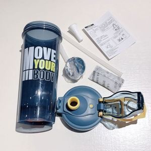 New <b>Extra</b>-<b>Large</b> Capacity Portable Handle Fitness Outdoor Shock-Resistant Clear Sports Plastic PP Water Bottle - Product Image 2
