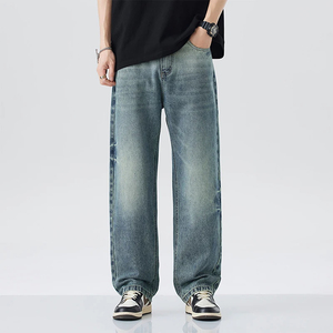 New Style Denim Jeans <b>Men</b> <b>Stretch</b> Straight Leg Business Formal Casual Breathable <b>Man</b> Cotton Jeans Pants <b>Men</b> Clothing Denim Pant - Product Image 1