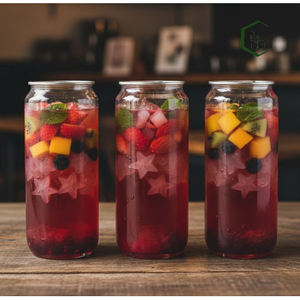 Gobelet jetable en plastique PET transparent de 500 ml, qualité alimentaire, avec logo personnalisé, pour bubble tea et boissons froides, directement de l'usine, fabricant OEM - Product Image 3