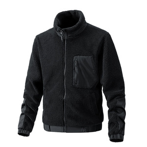 Chaqueta polar para hombre, suave, térmica, con cremallera completa, informal, para invierno, abrigo polar ligero y cálido - Product Image 2