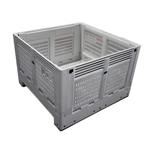 HDPE Agriculture Pallet Box Large Capacity <b>Stackable</b> Plastic <b>Container</b> for Fruit Vegetable and Crop <b>Storage</b> - Product Image 2
