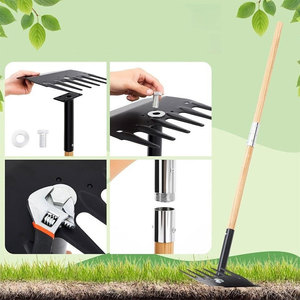 Garden Crack Maker Agriculture Farm Manual <strong>Remover</strong> Cutting Long Handle Hand Held <strong>Weed</strong> Puller <strong>Tool</strong> - Product Image 2