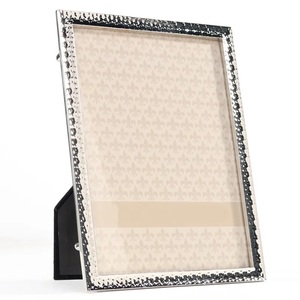 Premium Silver Plated Hammered Photo <b>Frame</b> Elegant <b>Wedding</b> and Anniversary Gift <b>Frame</b> High-End Hand-Punched Textured <b>Frame</b> for - Product Image 1