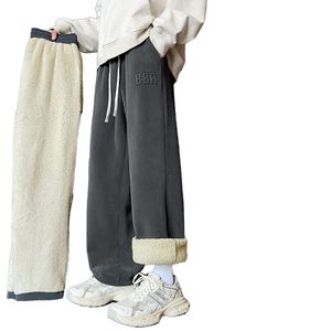 Pantalones de Algodón para Hombre, Corte Recto, Casuales, de Lona, Cintura Media, Lavado Medio, Bordados - Product Image 2