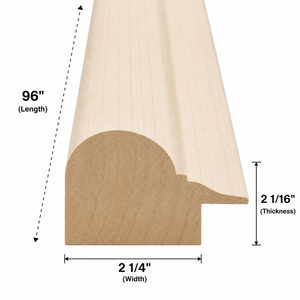 Molduras de Madera Ranuradas Modernas, Ecológicas y Duraderas, Paneles de Moldura para Muebles, Marcos de Puertas, Alféizares de Ventanas y Construcción - Product Image 2