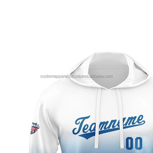 Sweat-shirt à capuche surdimensionné personnalisé pour homme, en polyester épais, col montant, streetwear de haute qualité, brodé, uni, hiver - Product Image 3