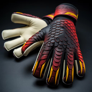 ถุงมือผู้รักษาประตูฟุตบอลกลางแจ้งแบบใหม่สำหรับทุกเพศ  วัสดุ PU ป้องกันนิ้วด้วยยางลาเท็กซ์  ถุงมือผู้รักษาประตูฟุตบอลมืออาชีพสำหรับเยาวชน - Product Image 5