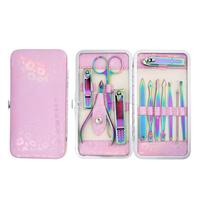 Ensemble de manucure professionnel de luxe Morje Surgical personnalisé, 17 pièces, kit de soin des ongles, outils de pédicure en acier inoxydable, portable, haute qualité