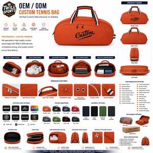 Bolsa de Lona Naranja Personalizada con Cierre de Cremallera, Bolsa Deportiva de Viaje, Impermeable, Gran Capacidad, Compartimento para Zapatos, Duradera y Portátil - Product Image 4