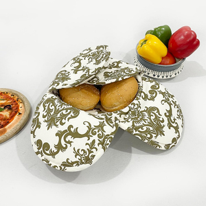 Cesta para Pan de Algodón con Diseño Moderno y Estampado Personalizado, Almacenamiento Elegante para Mesa, Cocina y Panadería - Product Image 4