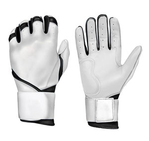 Gants de frappeur de baseball/softball en cuir OEM 2026 pour première base, à doigts entiers, antidérapants, avec sangle réglable, pour droitier, personnalisables - Product Image 1