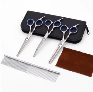 Kits de ciseaux de coiffure, 25 ensembles de ciseaux de coiffure en acier inoxydable, ciseaux professionnels pour barbier - Product Image 3