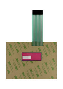 Panneau de commande à membrane personnalisé avec superposition graphique, fenêtre d'affichage, boutons de fonction et indicateurs d'état pour équipement - Product Image 4